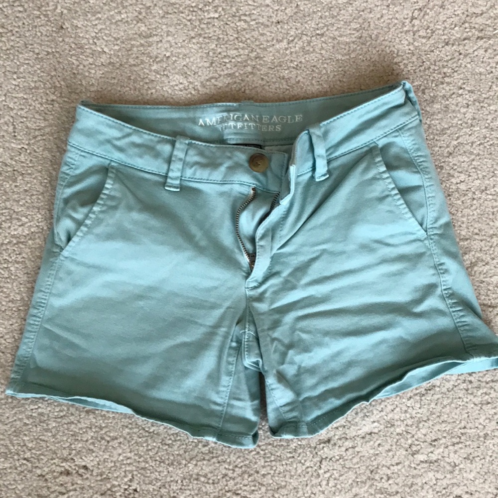 American eagle shorts -turquoise